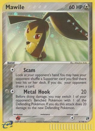 Mawile/100 - Sandstorm Holofoil-1