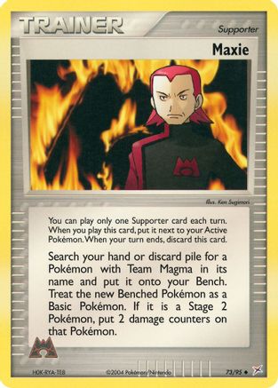Maxie/95 - Team Magma vs Team Aqua Reverse Holofoil-1