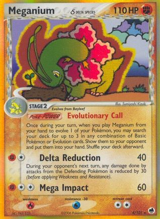 Meganium (Delta Species)/101 - Dragon Frontiers-1