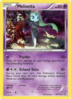 Meloetta (78)/113 - Legendary Treasures Holofoil-1