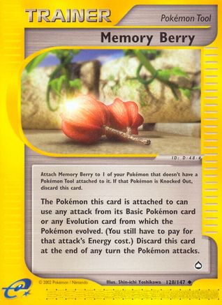 Memory Berry/147 - Aquapolis Reverse Holofoil-1