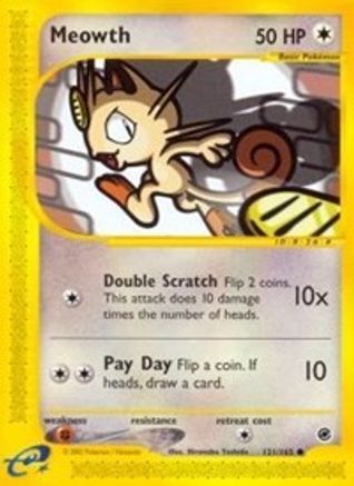 Meowth 121/165 - Expedition-1