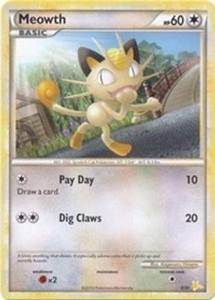 Meowth (#4) - HGSS Trainer Kit Gyarados & Raichu-1