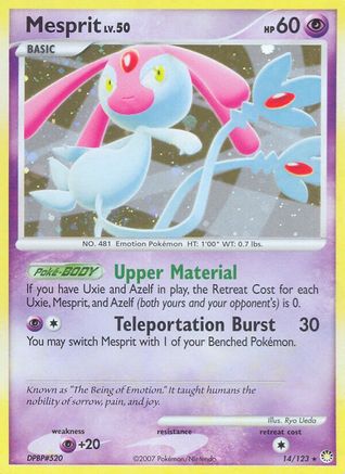 Mesprit/123 - Mysterious Treasures Holofoil-1