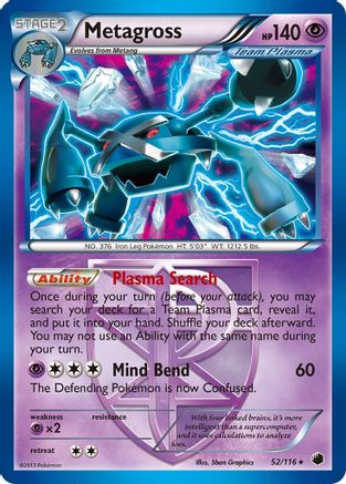 Metagross (Team Plasma)/116 - Plasma Freeze Holofoil-1