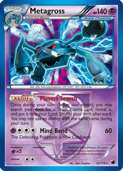 Metagross (Team Plasma)/116 - Plasma Freeze Reverse Holofoil-1
