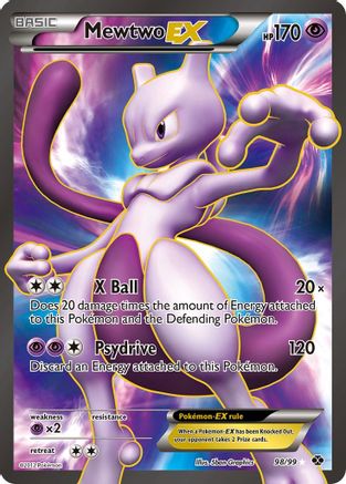 Mewtwo EX (98 Full Art)/99 - Next Destinies Holofoil-1