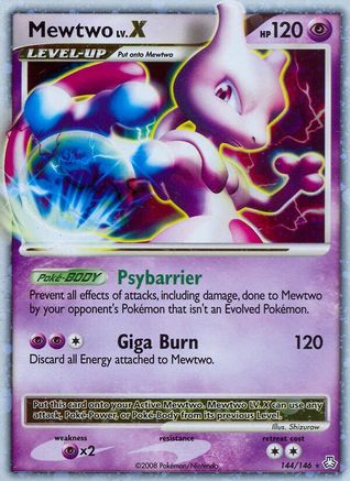 Mewtwo LV.X/146 - Legends Awakened Holofoil-1