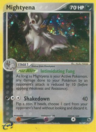 Mightyena - 10/109/109 - Ruby and Sapphire Reverse Holofoil-1