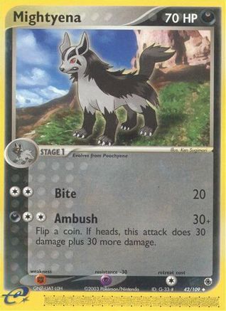 Mightyena - 42/109 42/109 - Ruby and Sapphire