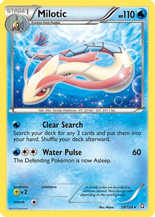 Milotic 28/124 - Dragons Exalted Holofoil-1