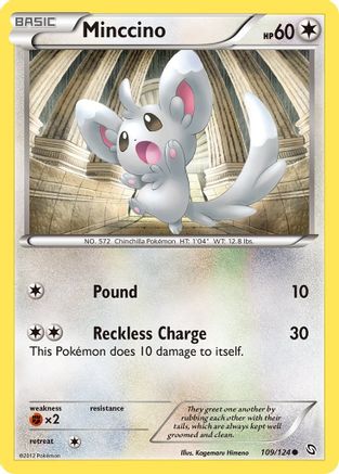 Minccino 109/124 - Dragons Exalted-1
