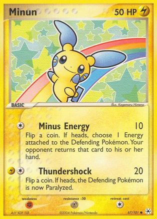 Minun 67/101 - Hidden Legends-1
