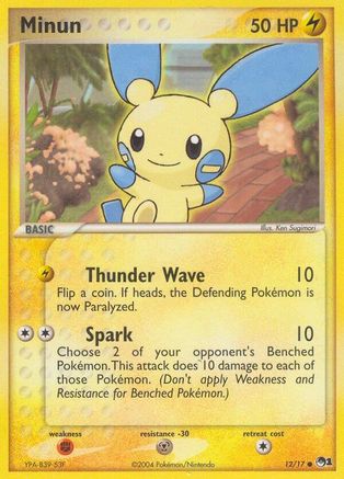 Minun 12/17 - POP Series 1-1