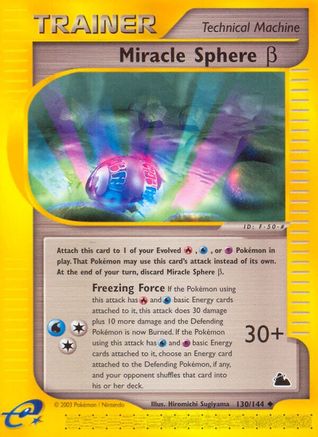 Miracle Sphere Beta/144 - Skyridge Reverse Holofoil-1