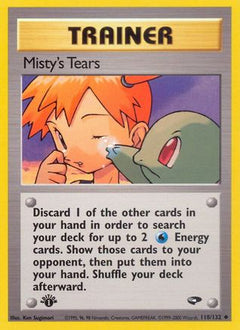 Misty's Tears 118/132 - Gym Challenge 1st Edition-1