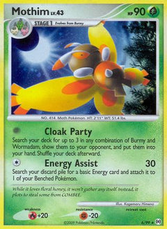 Mothim 6/99 - Arceus Reverse Holofoil-1