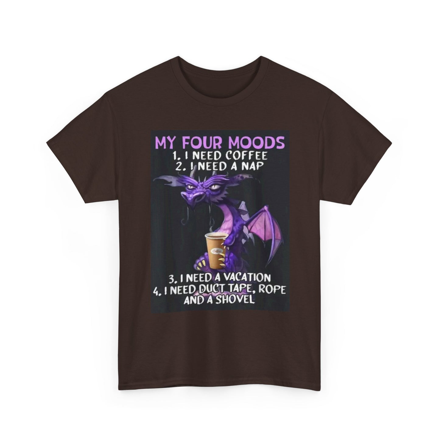 "My 4 Moods" Unisex Heavy Cotton Tee