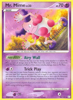 Mr. Mime/123 - Mysterious Treasures Reverse Holofoil-1