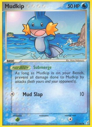 Mudkip - 057/100 57/100 - Crystal Guardians Reverse Holofoil-1