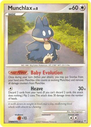 Munchlax 33/130 - Diamond and Pearl-1