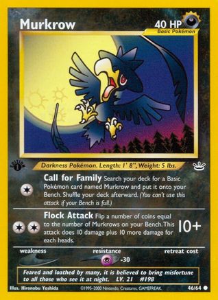 Murkrow 46/64 - Neo Revelation Unlimited-1