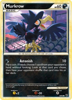 Murkrow (58) 58/90 - Undaunted Reverse Holofoil-1