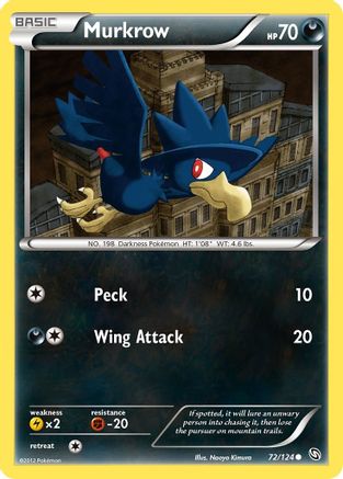 Murkrow/124 - Dragons Exalted Reverse Holofoil-1