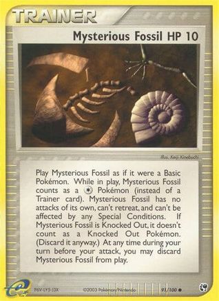 Mysterious Fossil/100 - Sandstorm Reverse Holofoil-1