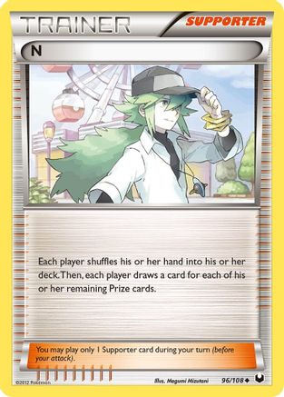 N (Supporter) 96/108 - Dark Explorers-1