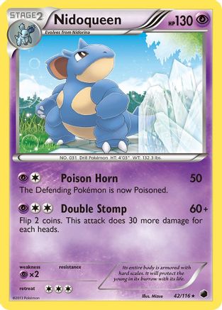 Nidoqueen/116 - Plasma Freeze Reverse Holofoil