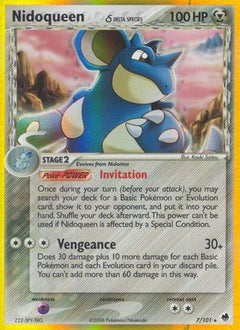 Nidoqueen (Delta Species)/101 - Dragon Frontiers Holofoil-1