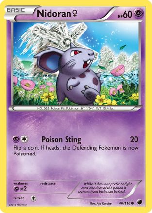 Nidoran F/116 - Plasma Freeze