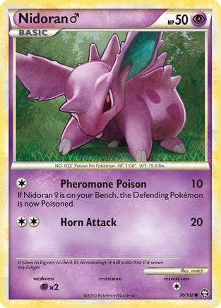 Nidoran M 70/102 - Triumphant-1