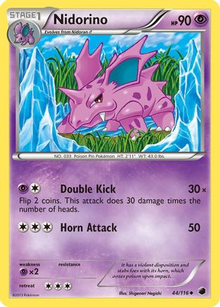 Nidorino/116 - Plasma Freeze Reverse Holofoil