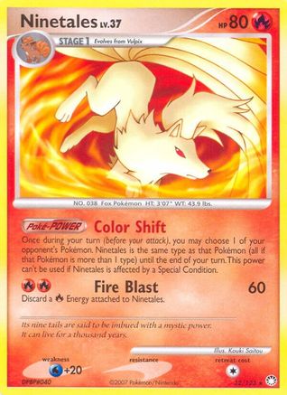 Ninetales/123 - Mysterious Treasures Reverse Holofoil-1