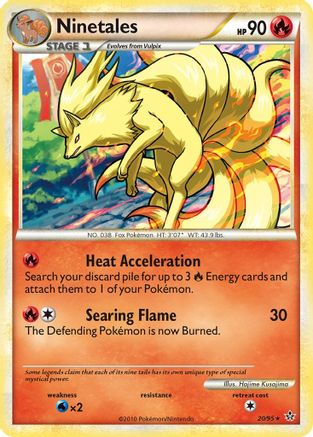Ninetales/95 - Unleashed Reverse Holofoil-1