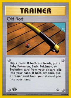 Old Rod 64/64 - Neo Revelation 1st Edition-1