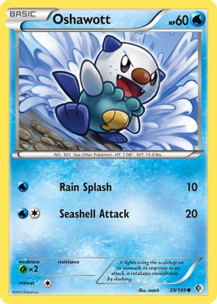 Oshawott 39/149 - Boundaries Crossed Reverse Holofoil-1