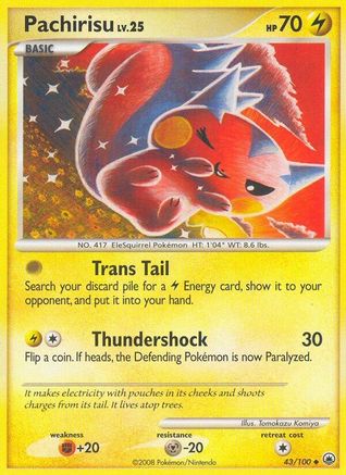 Pachirisu 43/100 - Majestic Dawn Reverse Holofoil-1