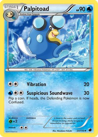 Palpitoad 25/116 - Plasma Freeze Reverse Holofoil-1