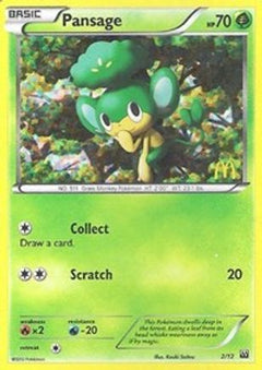 Pansage - 2/12/12 - McDonalds Promos 2012 Holofoil-1