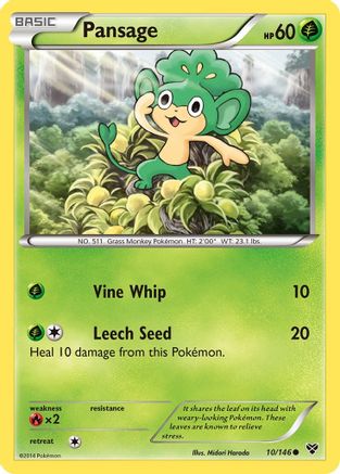 Pansage/146 - XY Base Set-1