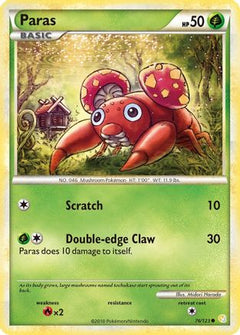 Paras 76/123 - HeartGold SoulSilver-1
