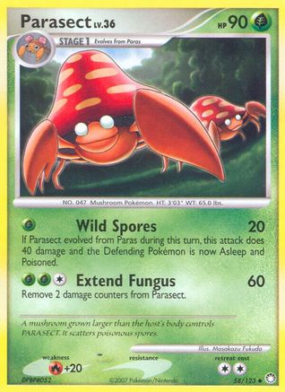 Parasect/123 - Mysterious Treasures-1