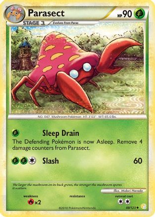 Parasect 48/123 - HeartGold SoulSilver-1