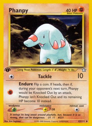 Phanpy 43/111 - Neo Genesis-1