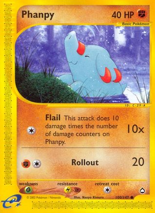 Phanpy/147 - Aquapolis Reverse Holofoil-1
