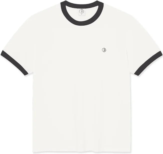 Polar Skate Co. 'Ringer' Tee - Cloud White/Navy-1