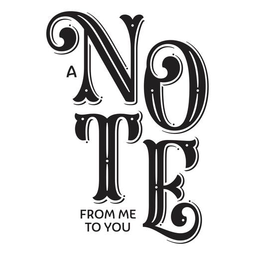 Placa de prensa "A Note from Me to You" de la colección BetterPress-3
